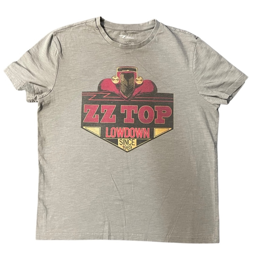 ZZ Top "Lowdown" Vintage Style Short Sleeve Box Tee